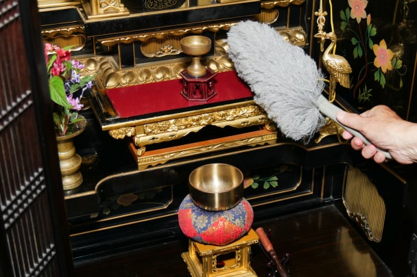 仏壇のお掃除